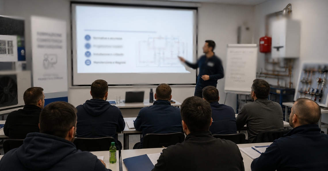 CORSI DI AGGIORNAMENTO PER INSTALLATORI E MANUTENTORI IMPIANTI FER - FORMAZIONE A DISTANZA